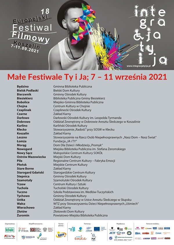 integracja 2021 plakat A3 male festiwale